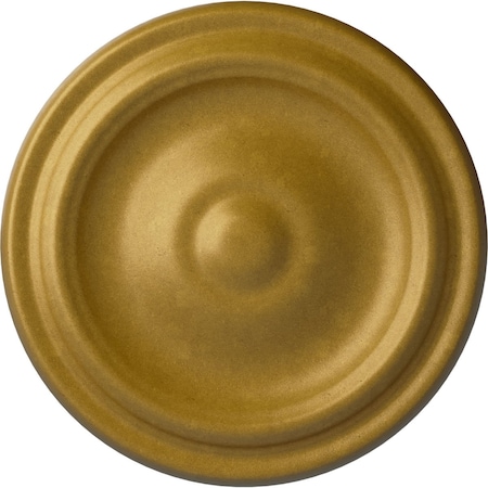 Ekena Millwork Maria Ceiling Medallion (Fits Canopies up to 1 3/4"), Hand-Painted Pharaohs Gold, 9 5/8"OD x 1 1/8"P CM09MAPGS